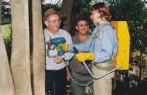 Greencorp Volunteer demonstrating Sidewinder